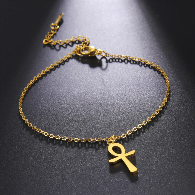 Ankh Cross Pendant Bracelet - Image 5