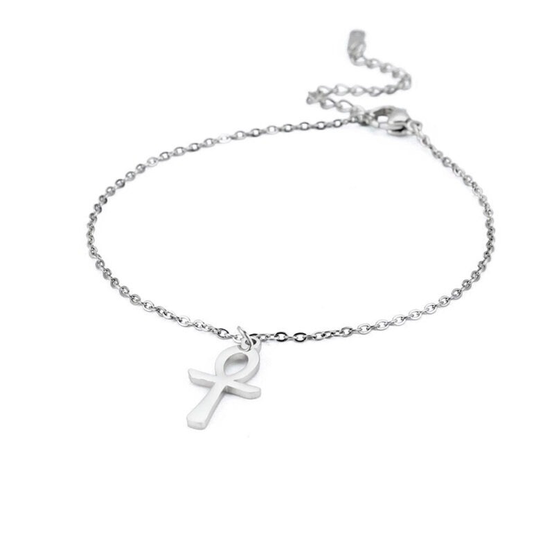 Ankh Cross Pendant Bracelet - Image 2