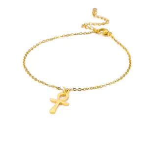 Ankh Cross Pendant Bracelet