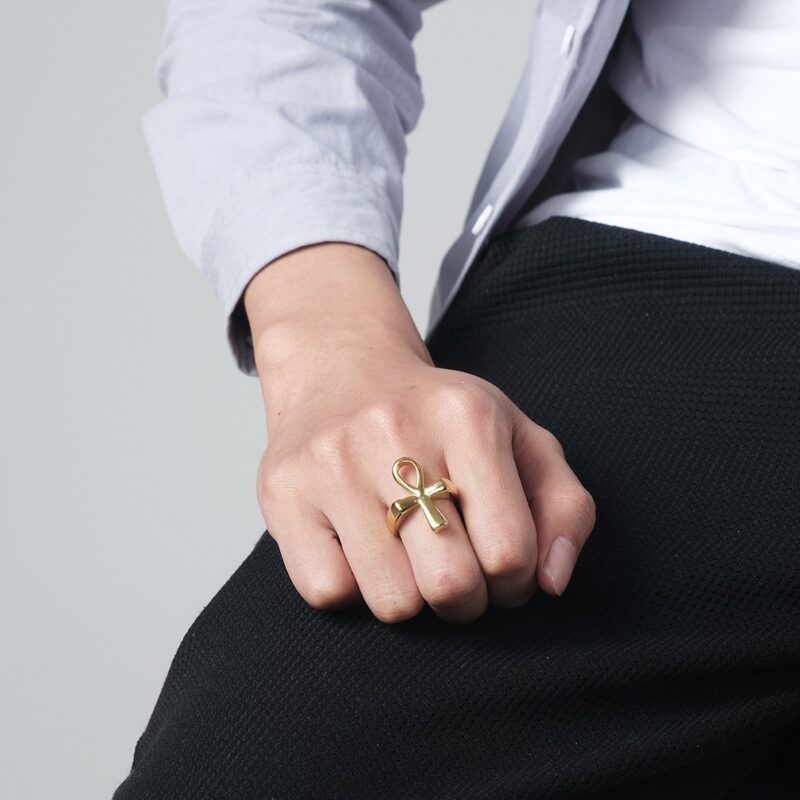Ankh Cross Ring - Image 2