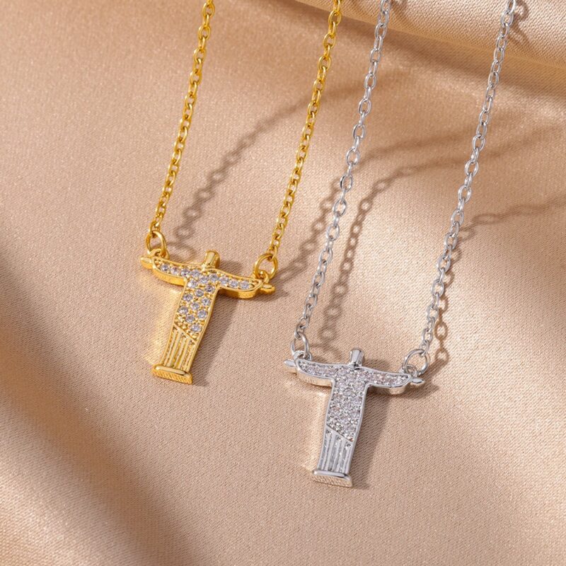 Christ the Redeemer Pattern Necklace - Image 3