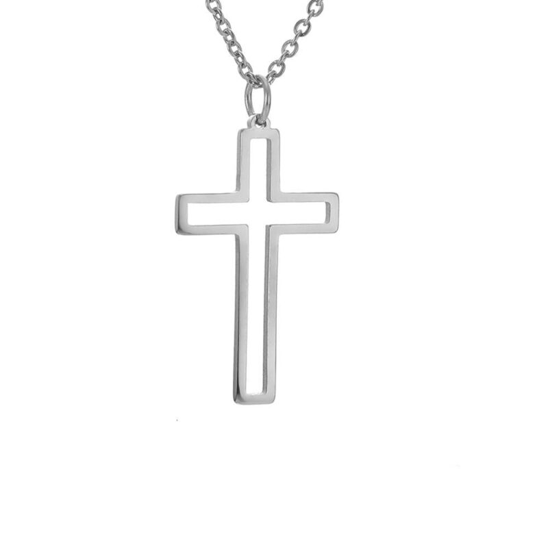 Christian and Minimalist Cross Necklace