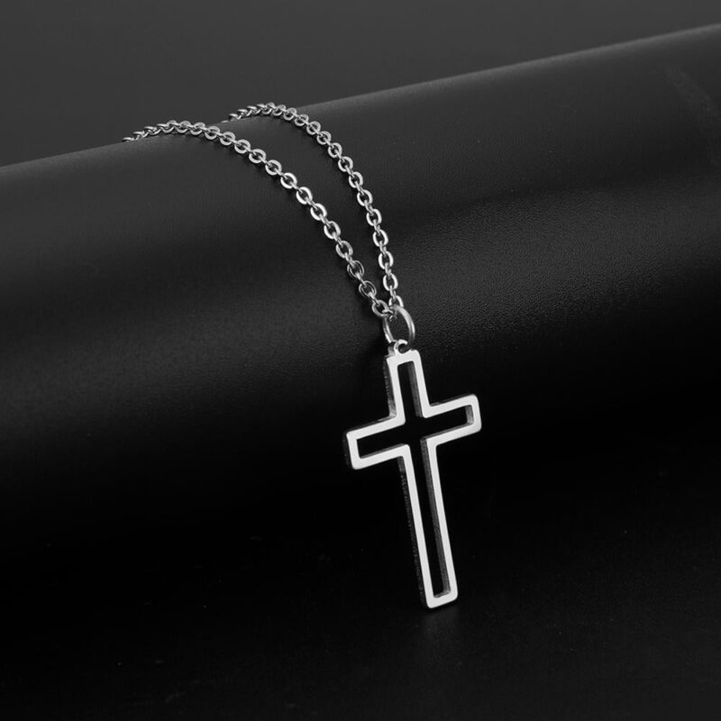 Christian and Minimalist Cross Necklace - Image 4