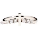 Christian Cross Engagement Ring