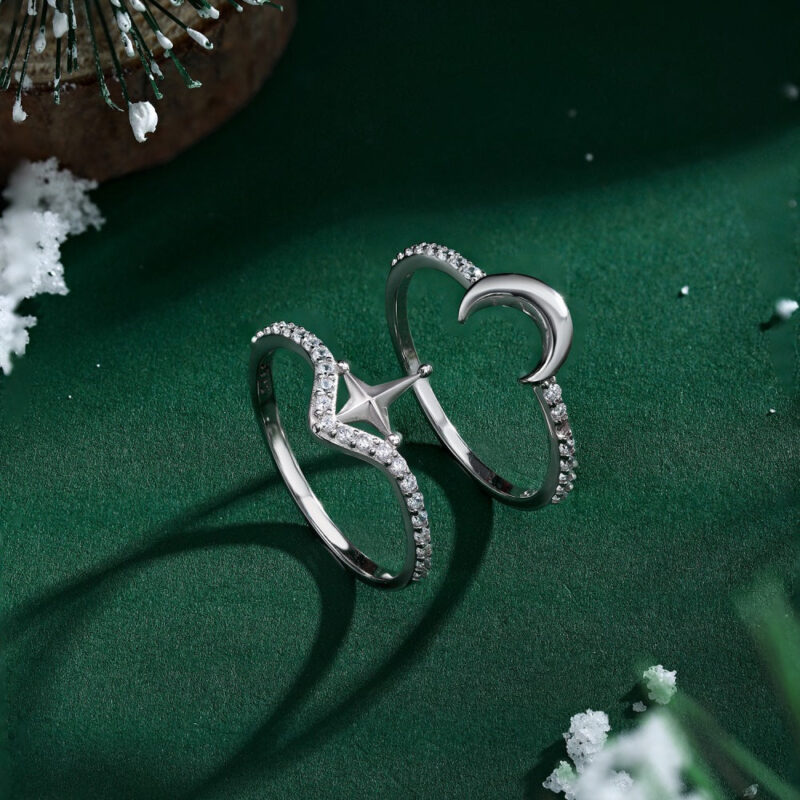 Cross and Moon Ring - Image 5