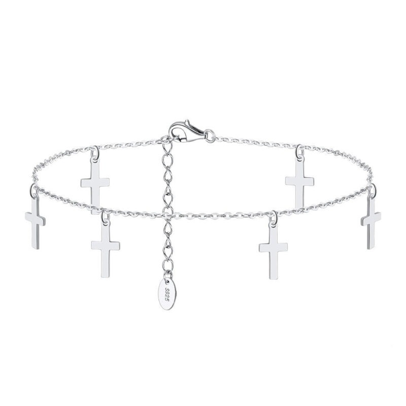 Cross Ankle Bracelet - Image 2