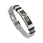 Cross Bracelet with Adjustable Clasp