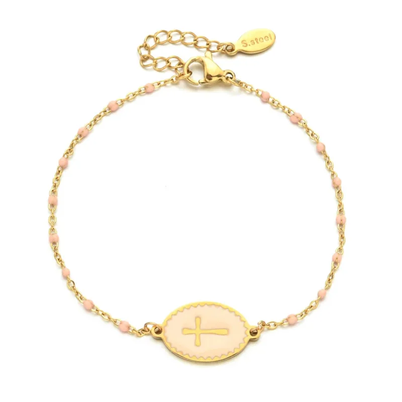 Cross Medallion Bracelet - Image 5