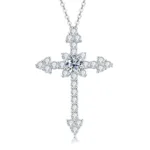 Cross Necklace in Sparkling Stones