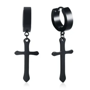 Cross Pendant Earrings