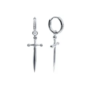 Cross Sword Earrings