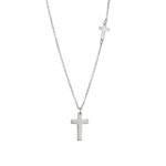 Double Cross Design Necklace