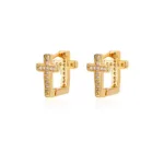Double Cross Earrings