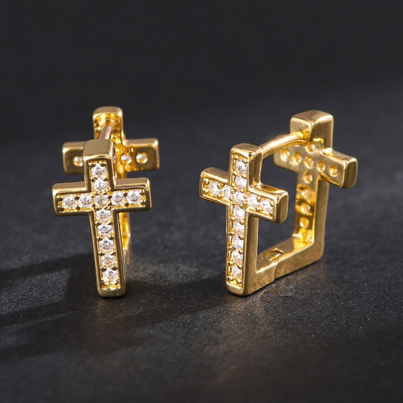 Double Cross Earrings - Image 3