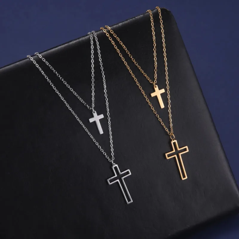 Double Cross Necklace Design - Image 5