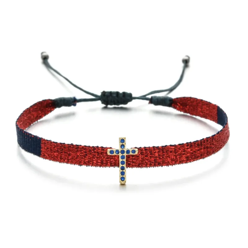 Fantasy Bracelet with Cross Charm - Image 2