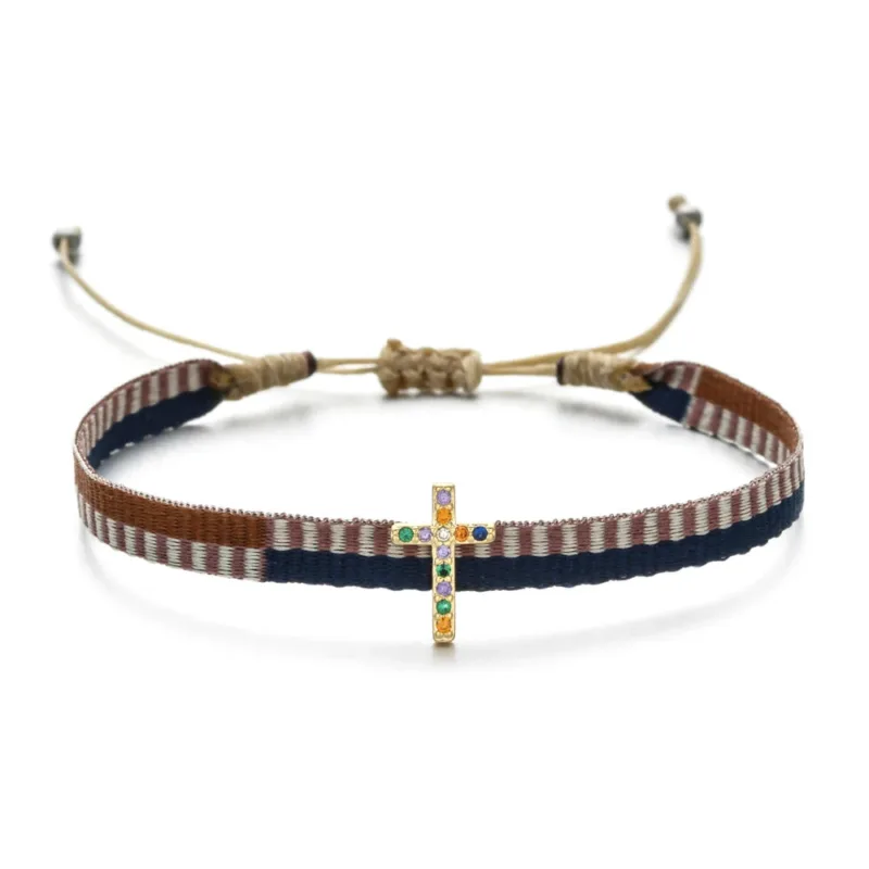 Fantasy Bracelet with Cross Charm - Image 3
