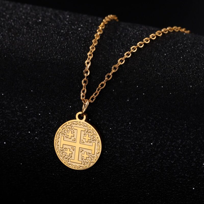 Jerusalem Cross Necklace - Image 5