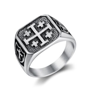Jerusalem Cross Ring