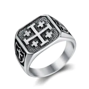 Jerusalem Cross Ring