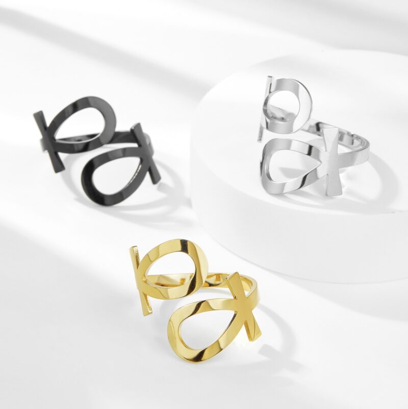 Key of Life Cross Ring - Image 2