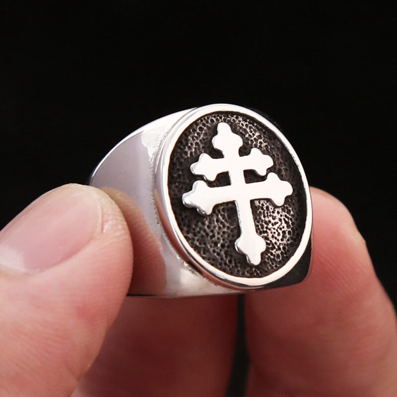 Lorraine Cross Ring - Image 8