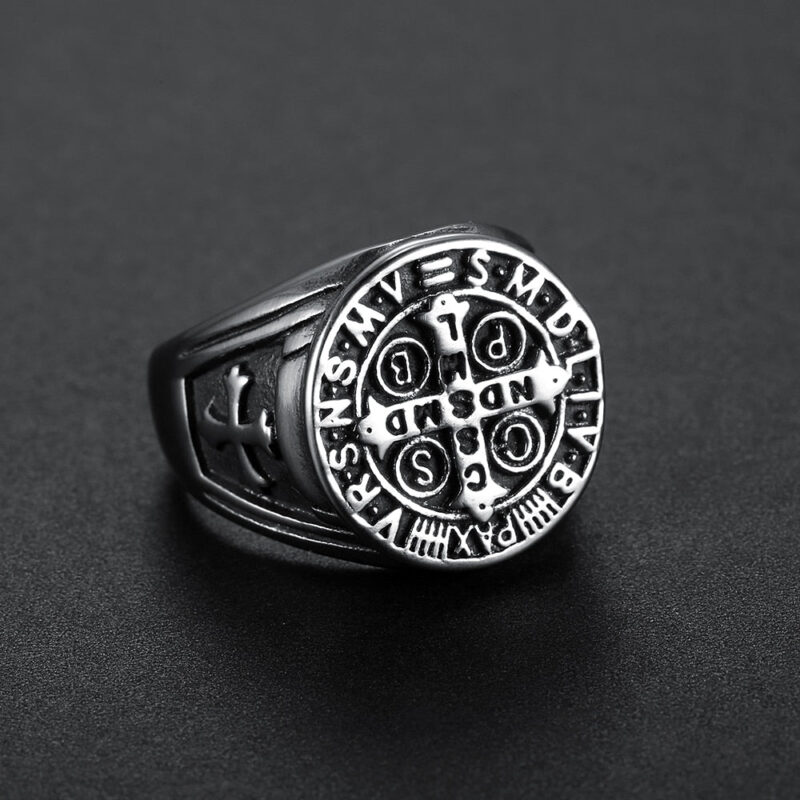 Men's Jerusalem Cross Ring - Image 2