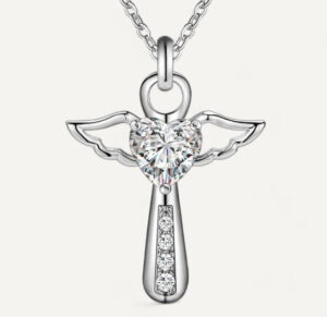 Necklace with Angel Wings Pendant