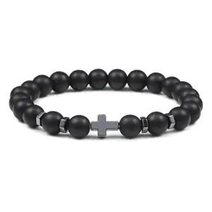 Original Cross Bracelet in Stones