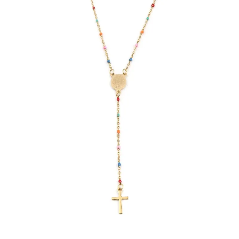 Religious Necklace with Virgin Mary Medal - Image 12