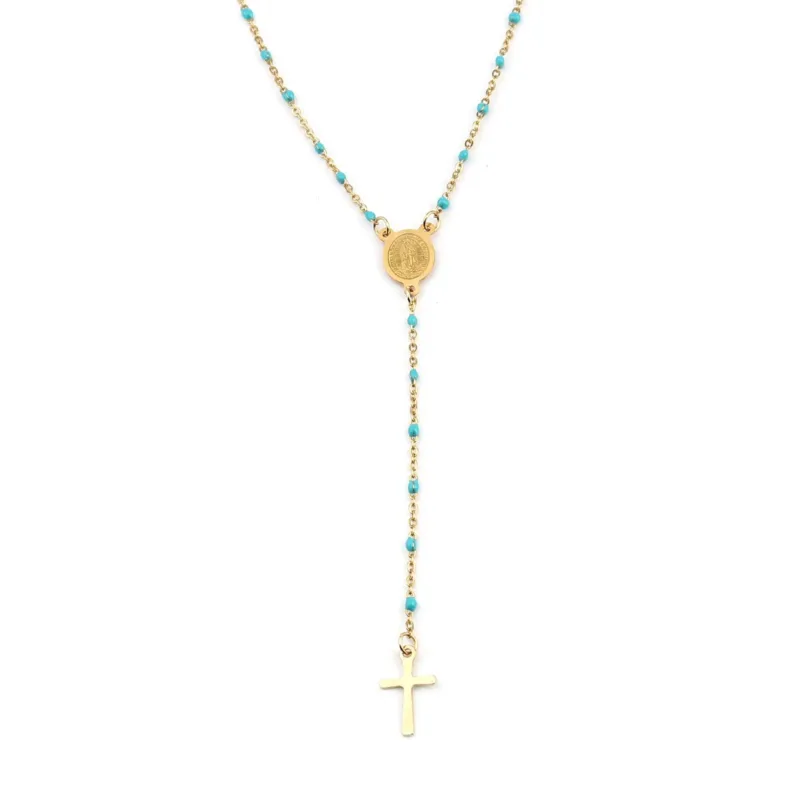 Religious Necklace with Virgin Mary Medal - Image 13