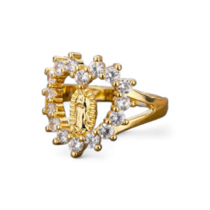 Sacred Heart Shining Cross Ring