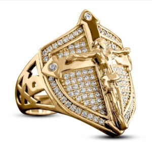 Shield of Faith Cross Ring
