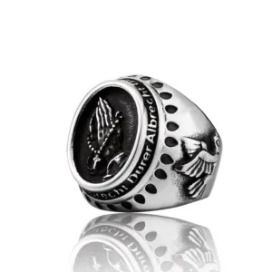 Signet Ring Cross Prayer Pattern