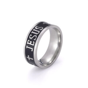 Silver Jesus Ring