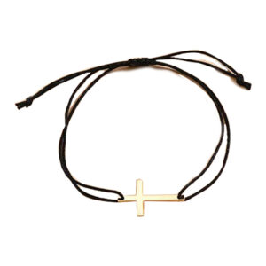 Simple Cross Bracelet with Cord