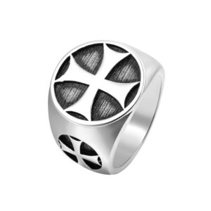 Templar Cross Signet Ring