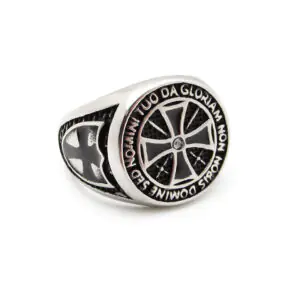 Templar Signet Cross Ring