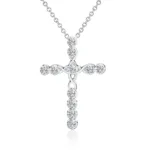 Timeless Cross Necklace with Crystals