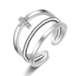 Triple Rings Cross Ring