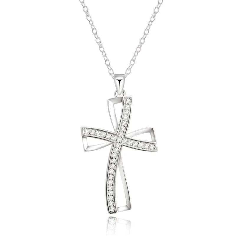 Twisted Cross Necklace